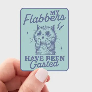 Yarnival Stickers - My Flabbers Have Been Gasted Sticker - Yarnival - Wild Lark