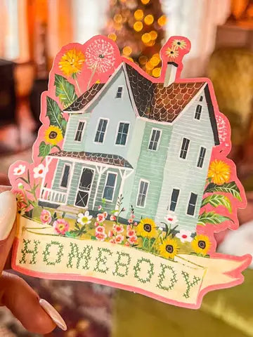Katie Daisy Matte Sticker - Homebody - Katie Daisy - Wild Lark
