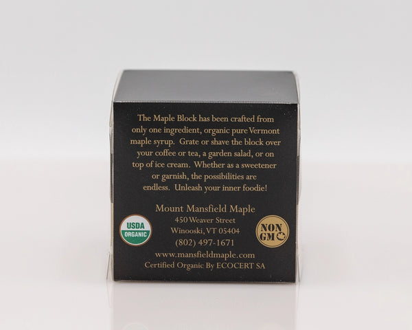 The Maple Block - - Mount Mansfield Maple Products - Wild Lark