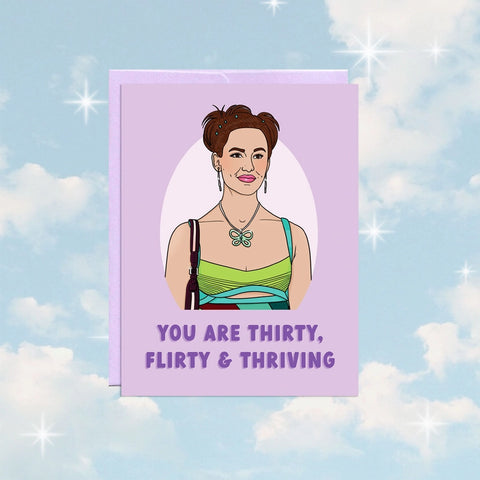 Thirty & Thriving | Birthday Card -  - Party Mountain Paper co. - Wild Lark
