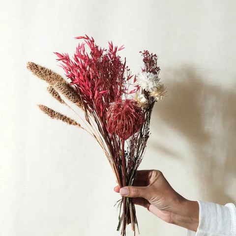 Mini Strawberry Field Bouquet -  - Idlewild Floral Co - Wild Lark
