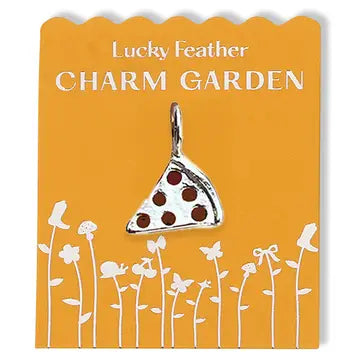 Charm Garden - Pizza - Silver - Lucky Feather - Wild Lark