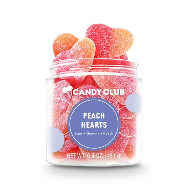 Candy Club - Peach Heart Gummies - Candy Club - Wild Lark