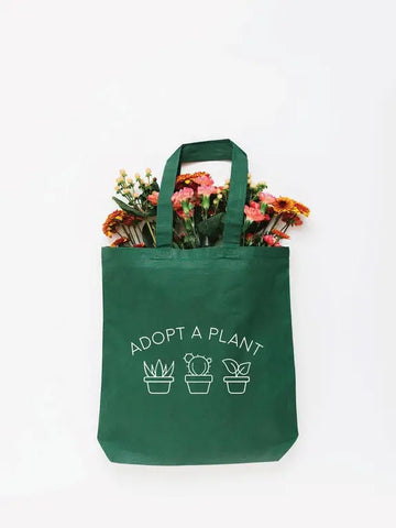 Adopt A Plant Tote Bag Small Green -  - Nature Supply Co. - Wild Lark
