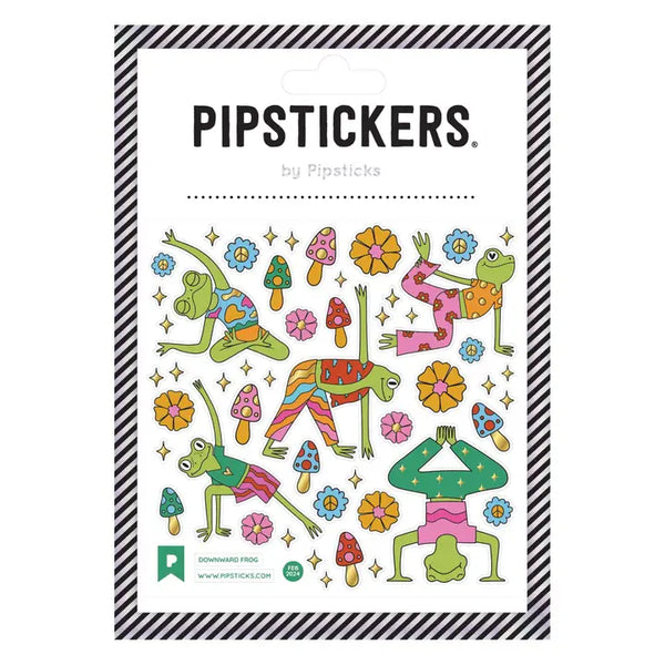 PipStickers (4x4) - Downward Frog - PipSticks - Wild Lark