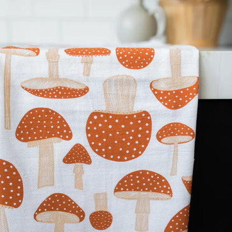 Mushroom Tea Towel -  - Gingiber - Wild Lark