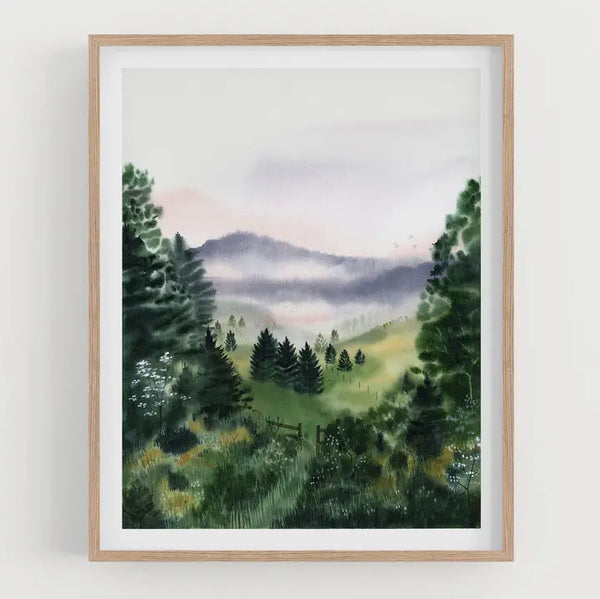 May We Fly Art Print - Dawn Meadow / 8x10 - May We Fly - Wild Lark
