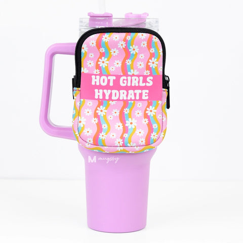 Cup Backpack - 40oz Tumbler Pouch - Hot Girls Hydrate - Mugsby - Wild Lark