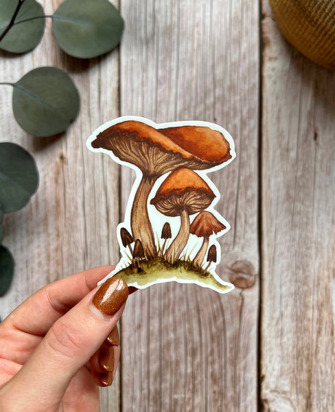 Sticker - Mushroom Bunch - Fox & Fables - Wild Lark