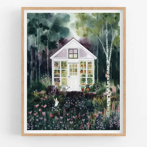 May We Fly Art Print - Forest Greenhouse / 8x10 - May We Fly - Wild Lark