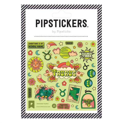 Glow-in-the-Dark PipStickers - Tenacious Taurus - PipSticks - Wild Lark