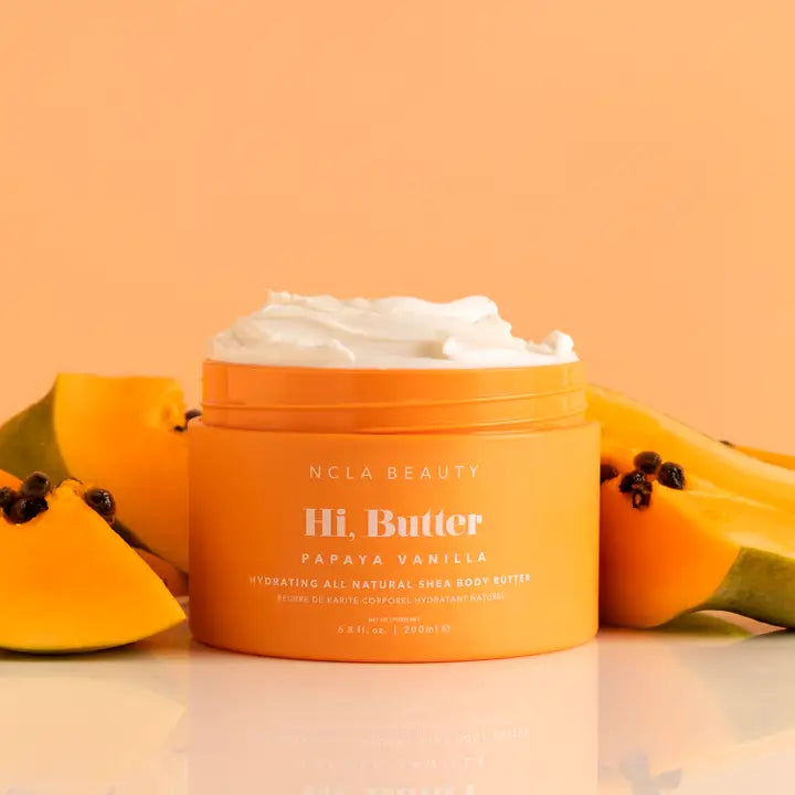 Hi, Butter All Natural Shea Body Butter - Papaya Vanilla -  - NCLA Beauty - Wild Lark