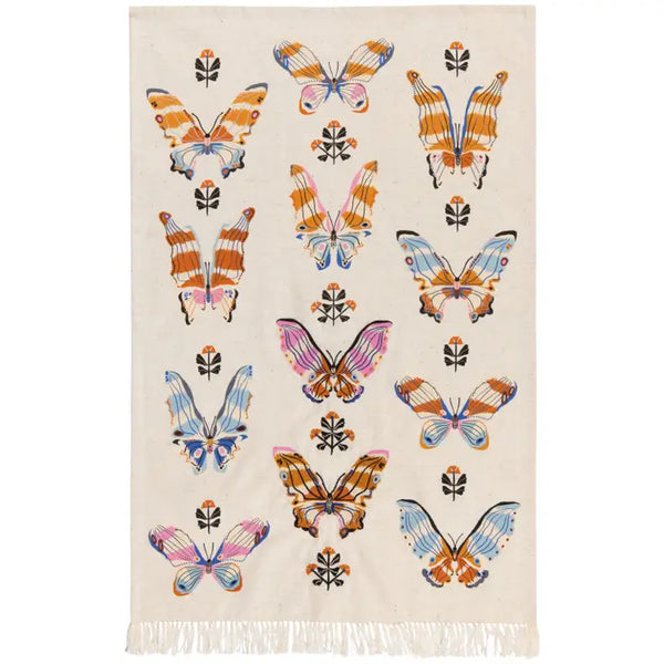 Dish Towels - Aurora Embroidered 18x28in - Danica Studio - Wild Lark