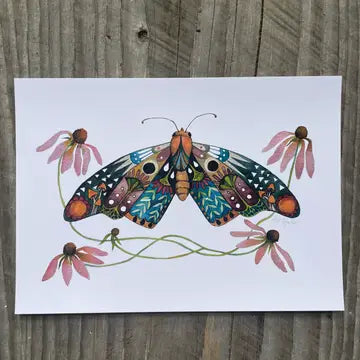Kat Ryalls Prints - Wings and Blooms / 5x7 - Kat Ryalls - Wild Lark