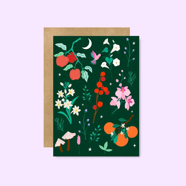 Little Viper Co Greeting Cards - Midnight Floral - Little Viper Co - Wild Lark