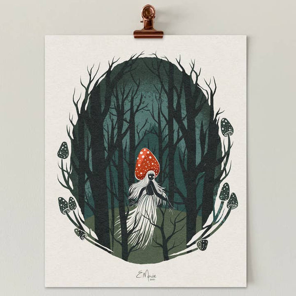 Forest Mushie 8x10 Art Print -  - Elissa Marie Creative - Wild Lark