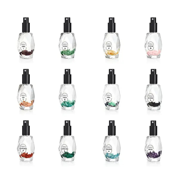 Crystal Infused Zodiac Perfume Prepack 22ml / .75oz - - Zodica Perfumery - Wild Lark