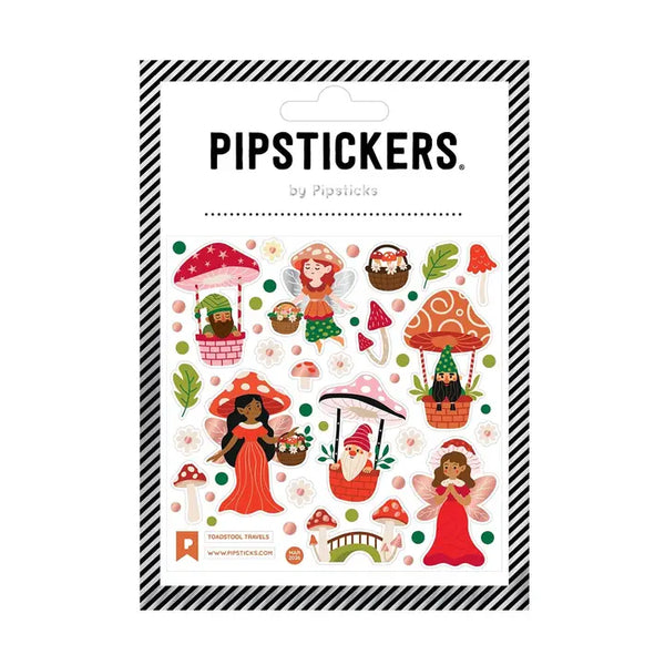 PipStickers (4x4) - Toadstool Travels - PipSticks - Wild Lark