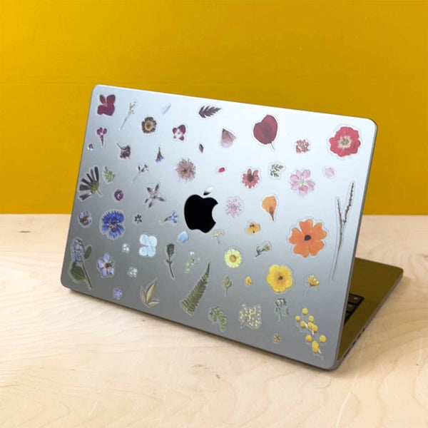 Pressed Flowers Sticker Sheet - - Botanopia USA - Wild Lark