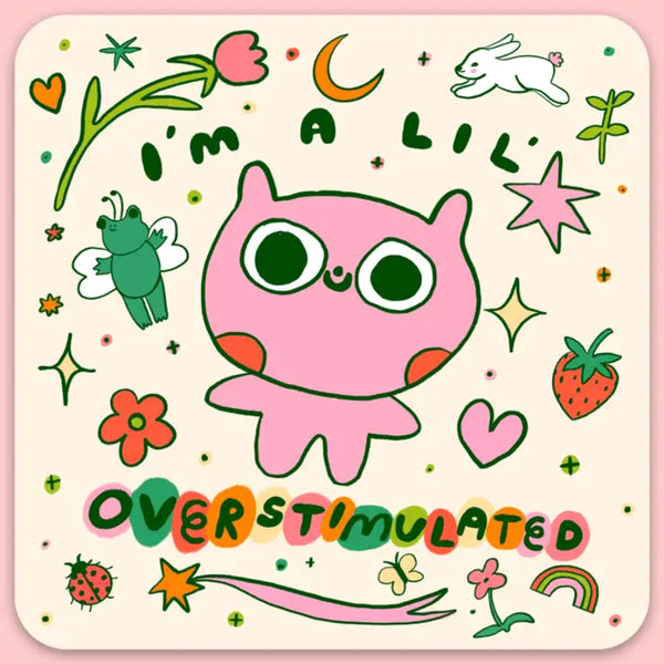 Tender Ghost Stickers - Lil Overstimulated - Tender Ghost - Wild Lark