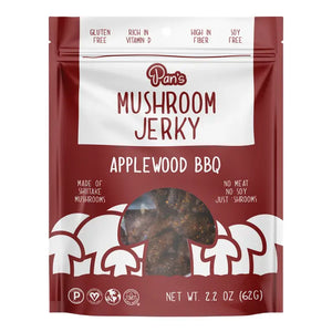Pan's Mushroom Jerky: Applewood BBQ -  - Pan's Mushroom Jerky - Wild Lark