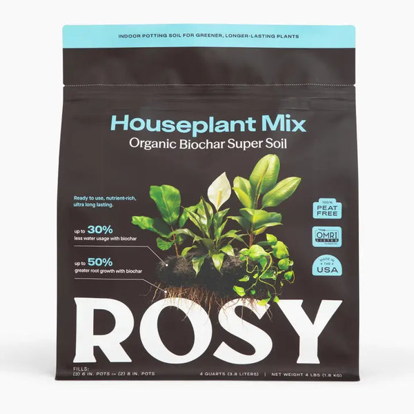 Organic Houseplant Mix For Potted Plants - - Rosy Soil - Wild Lark
