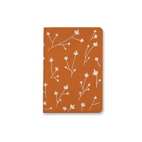 Samantha Embroidered Layflat Journal Notebook -  - Denik - Wild Lark