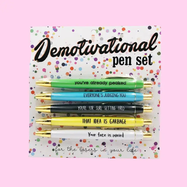 Fun Club Pen Sets - Demotivational - FUN CLUB - Wild Lark