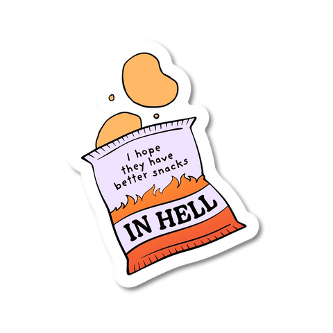 Snacks in Hell Sticker -  - Pretty Alright Goods - Wild Lark