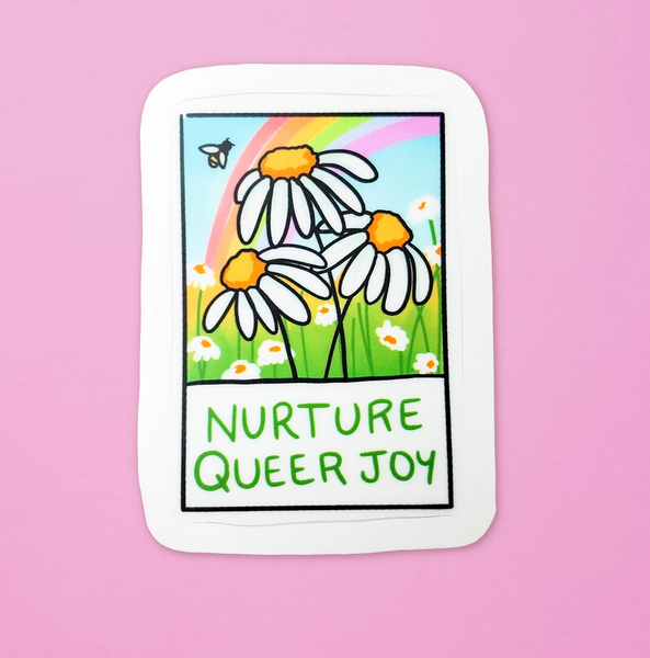 Little Rainbow Paper Co Stickers - Queer Joy Sticker - Little Rainbow Paper Co - Wild Lark