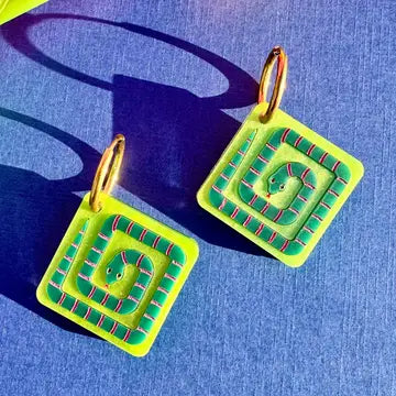 Earrings by Not Picasso - Garden Snake - Not Picasso - Wild Lark