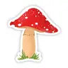 Red Mushroom Sticker -  - Big Moods - Wild Lark