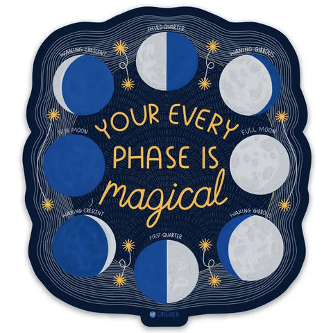 Every Moon Phase Sticker -  - Gingiber - Wild Lark