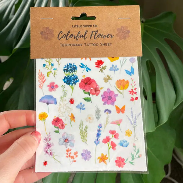 Little Viper Co Temporary Tattoo Sheets