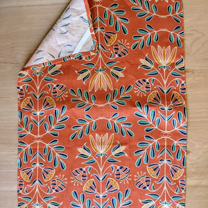 Melon Floral Tea Towel -  - Jen Fox Studio - Wild Lark