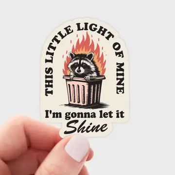 Yarnival Stickers - This Little Light of Mine I'm Gonna Let It Shine Sticker - Yarnival - Wild Lark