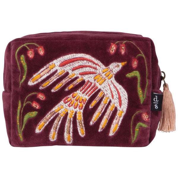Embroidered Pouch - Plume - Danica Studio - Wild Lark