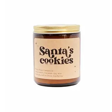 Holiday Candles - Santa's Cookies - Poppy & Rose Candle Co. - Wild Lark