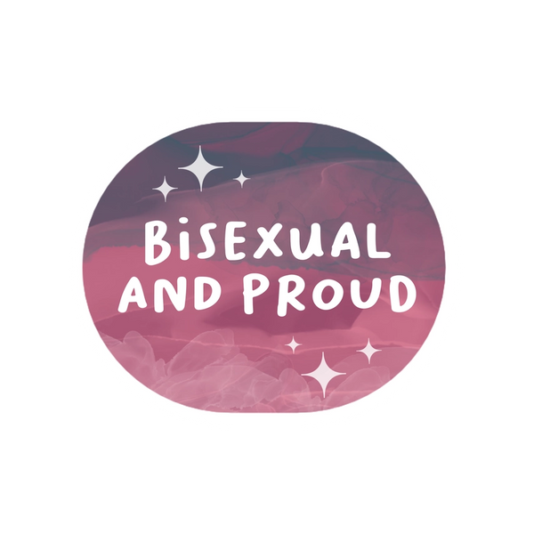 Pride Stickers - Bisexual and Proud - Liv Lyszyk Prints - Wild Lark