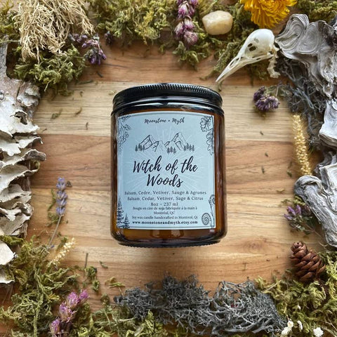 Witch of the Woods, 100% Soy Wax Scented Candle -  - Moonstone and Myth - Wild Lark