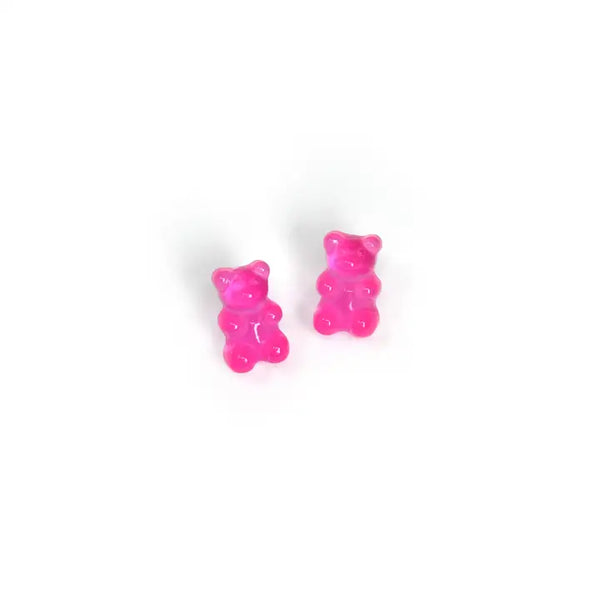 Gummy Bear Earrings - Deep Pink - Rainbow Unicorn Birthday Surprise - Wild Lark