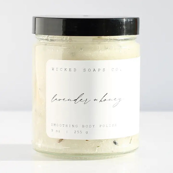 Lavender + Honey Body Polish - - Wicked Soaps Co. - Wild Lark