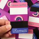 Pride Pins - Genderfluid PRIDE Flag Rainbow Pin - Rainbow Certified - Wild Lark