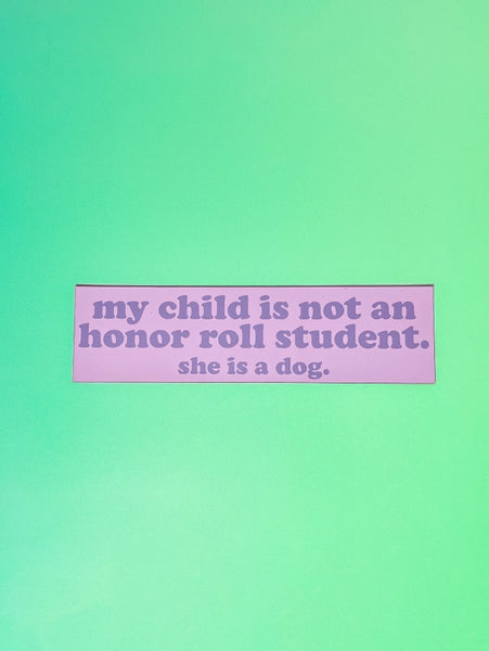 Car Magnet - Honor Roll Car Magnet - Purple - A Shop of Things - Wild Lark