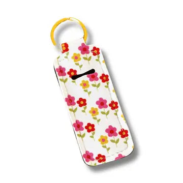 Lip Balm Keychain Holder - Mod Floral - Elle Nicole - Wild Lark