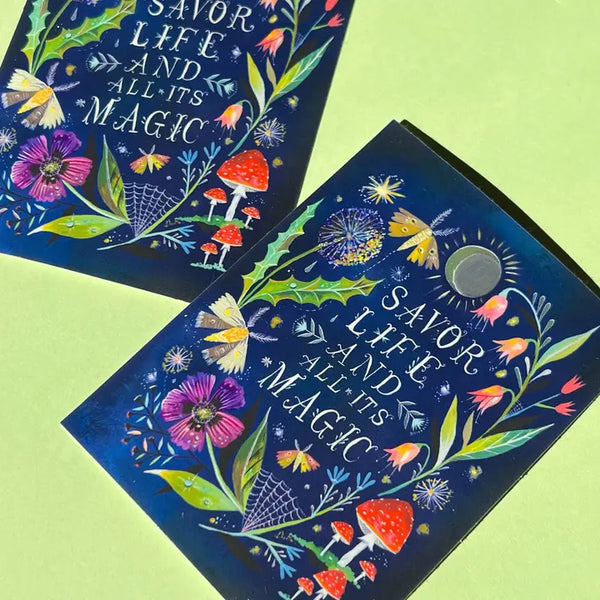 Katie Daisy Matte Sticker - Night Magic - Katie Daisy - Wild Lark