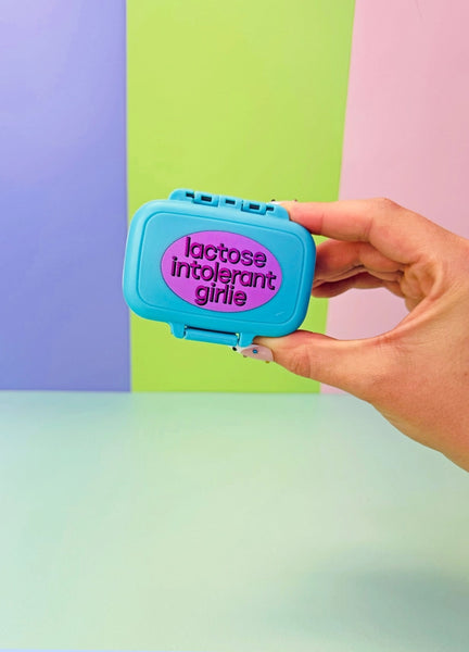 Pill Case - Lactose Intolerant Girlie - A Shop of Things - Wild Lark