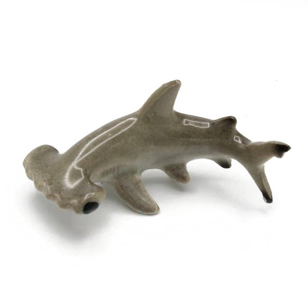 Porcelain Miniature Critters - Sensor Hammerhead Shark - Little Critterz - Wild Lark