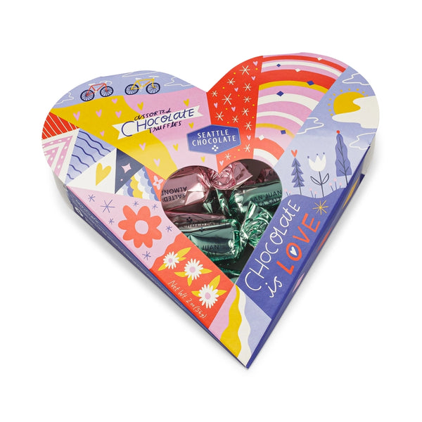 Sale!Valentine's Day - Sweet Treat Truffle Heart - - Seattle Chocolate - Wild Lark