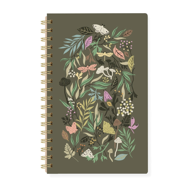 Journals and Planners - Pra Garden At Dusk Signature Spiral Journal - Fringe Studio - Wild Lark